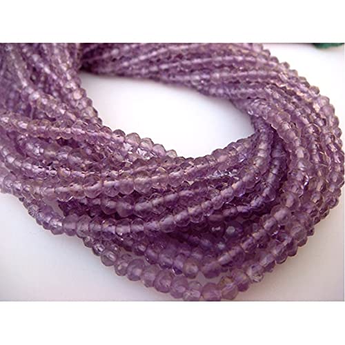 Améthyste rose 3mm perles naturelles pour atelier de création de bijoux bohèmes