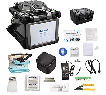 RY-F600 5.6" LCD Fusion Splicer with Optical Fiber Cleaver and Automatic Focus Function
