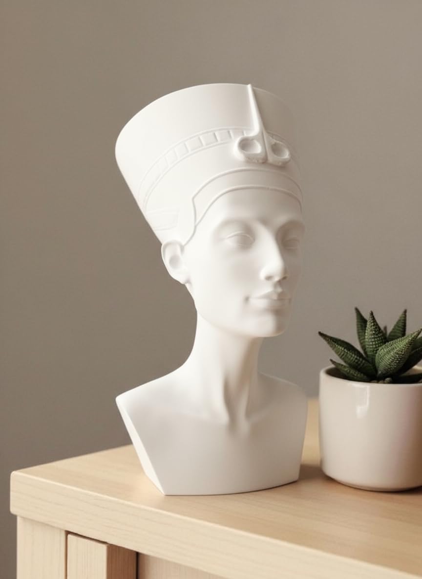 Genérico Büste von Nofretete – Ikone der Schönheit und ägyptischer Macht, 29 cm