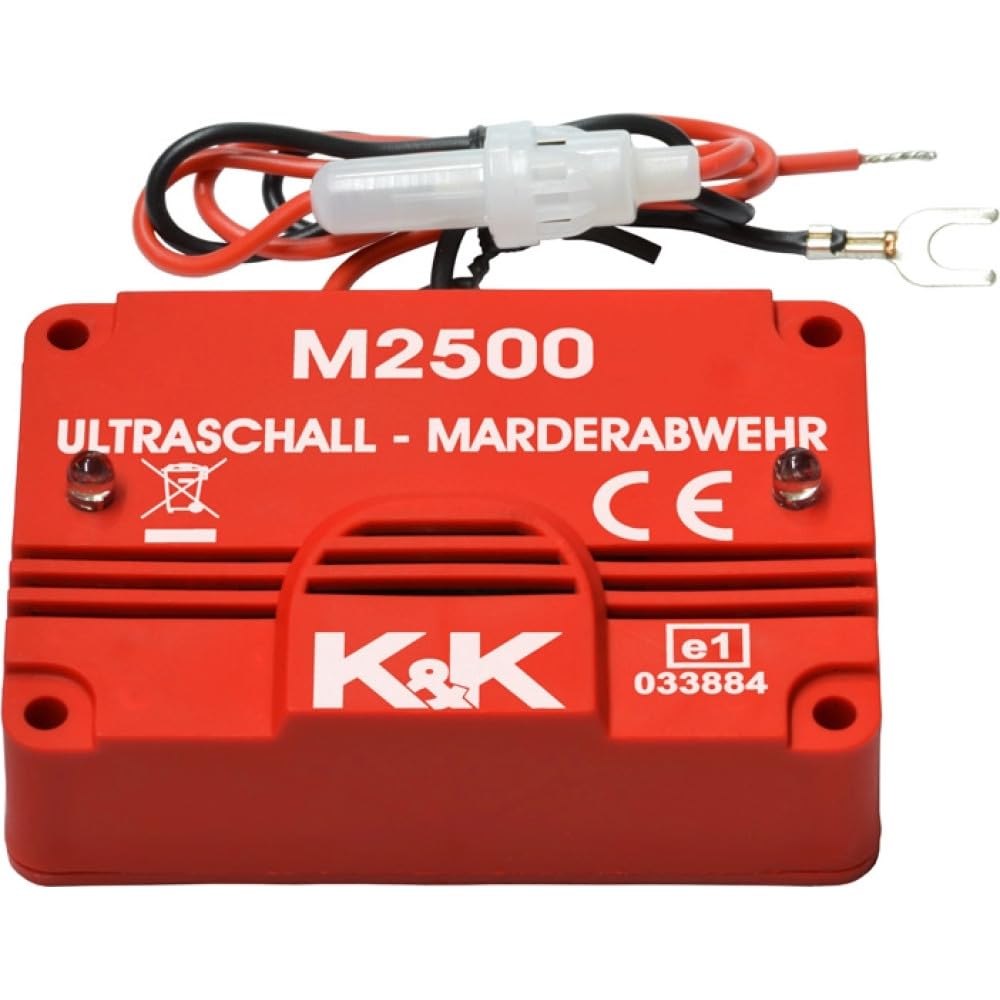 K&K M2500 - Effektiver Ultraschall-Marderschutz mit 180° Abstrahlung