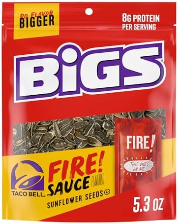 BIGS Sunflower Seeds, Fire Flavor, 5.35 oz.