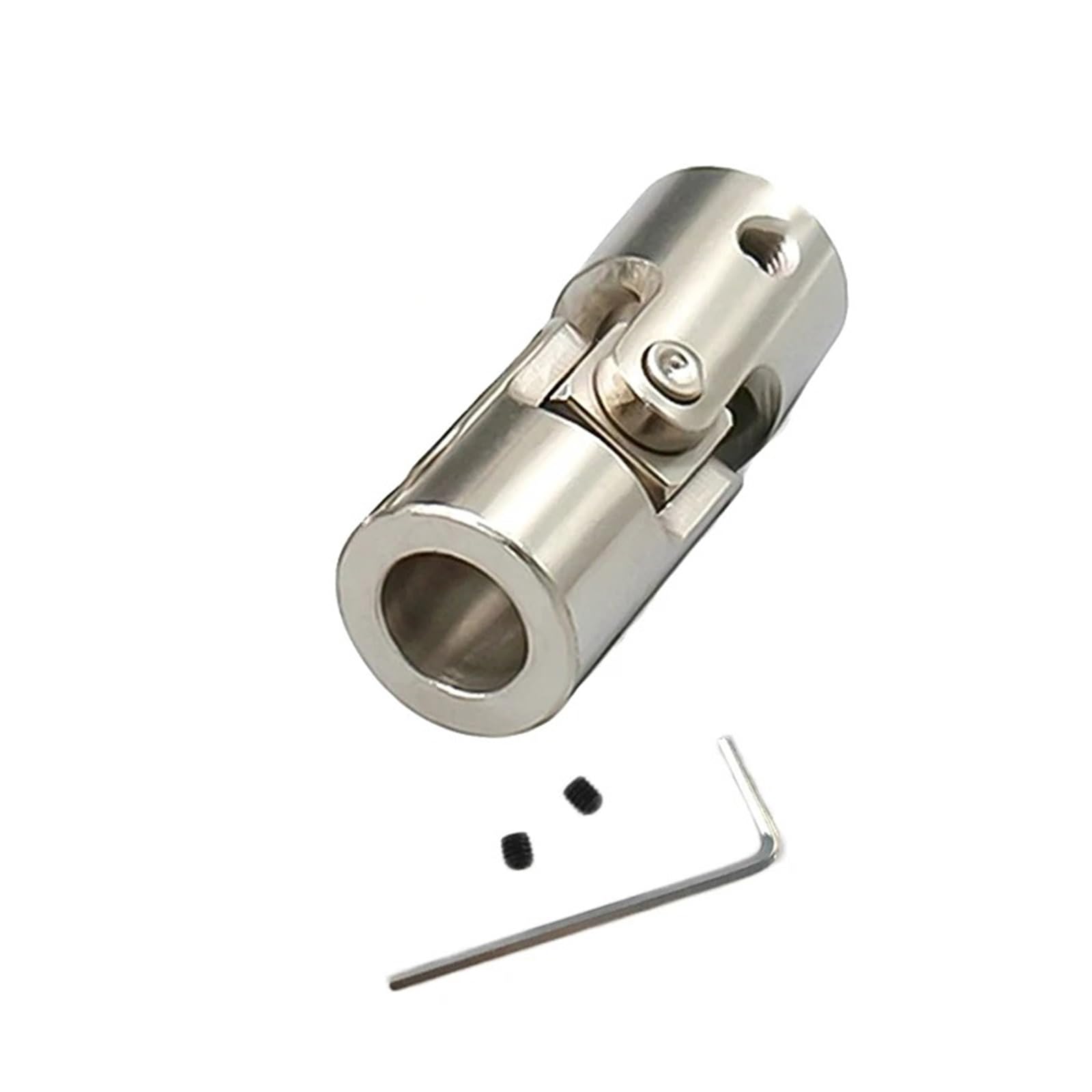 Croisillon de Direction 1 pièce d'accouplement à cardan for bateau, voiture, arbre, connecteur de moteur à cardan en métal, coupleur à joint universel Connecteur Rotatif(8mm to 10mm)