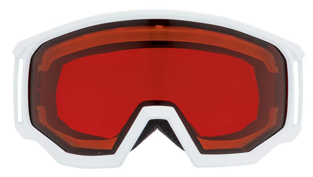 Uvex Brillenträgerbrille Comanche Optic (1029 White Mat, Lasergold Lite/Clear) U