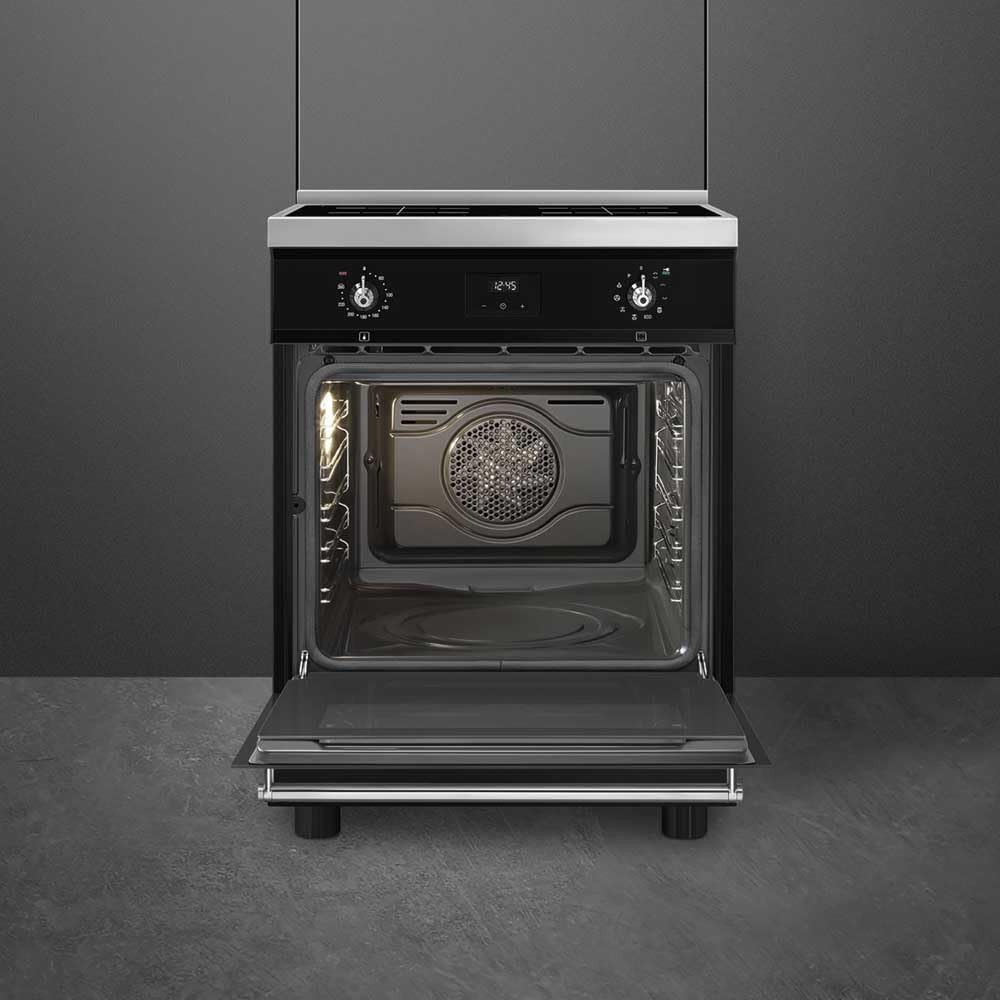 Cuisinière à induction SMEG C6IPBLT2 60 cm Noir 4f