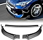 Stay Tuned Performance PU/553/PCF Carbon Fiber Print CK-Style Front Bumper Body Kit Splitter Lip 3PCS Compaitble with 2018-2021 Stinger