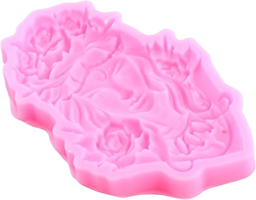 Miniatura 8 de ZiXiang Molde de silicona de diosa para fondant, molde de chocolate para decoración de pasteles, pasta de goma, caramelo, arcilla polimérica, juego