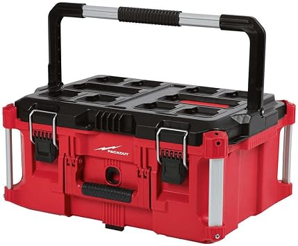 Suitable for Milwaukee 48-22-8425 10 lb about 45.4 kg polymer packaging large toolbox length 22 inches about 56.1 cm. WIDTH 16.3 INCHES APPROX. 40.9 CM, HEIGHT 11.5 INCHES APPROX. 2