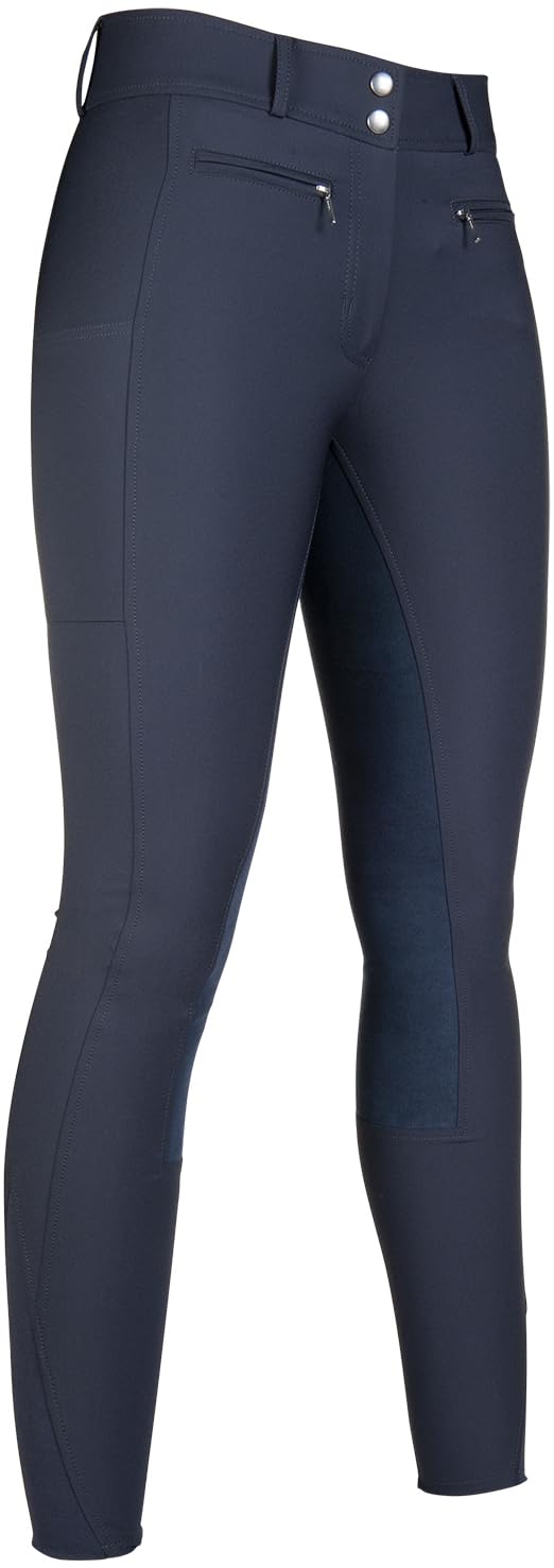 Hkm Women's Liv high Waist Trousers, 6900 Dark Blue, 40
