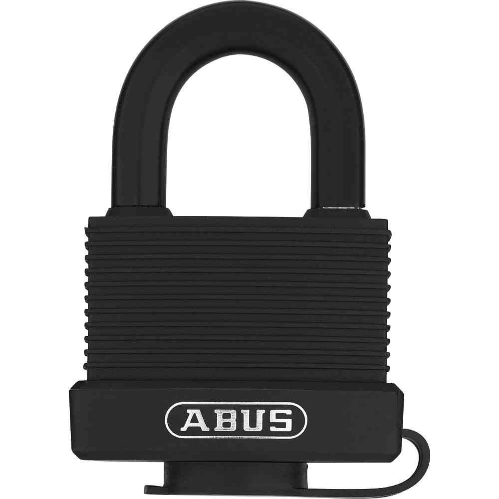 Abus Brass Shackle Brass Padlock 70/45 - Weatherproof - Brass Lock Body - Impact-Resistant Plastic Coating - Security Level 5