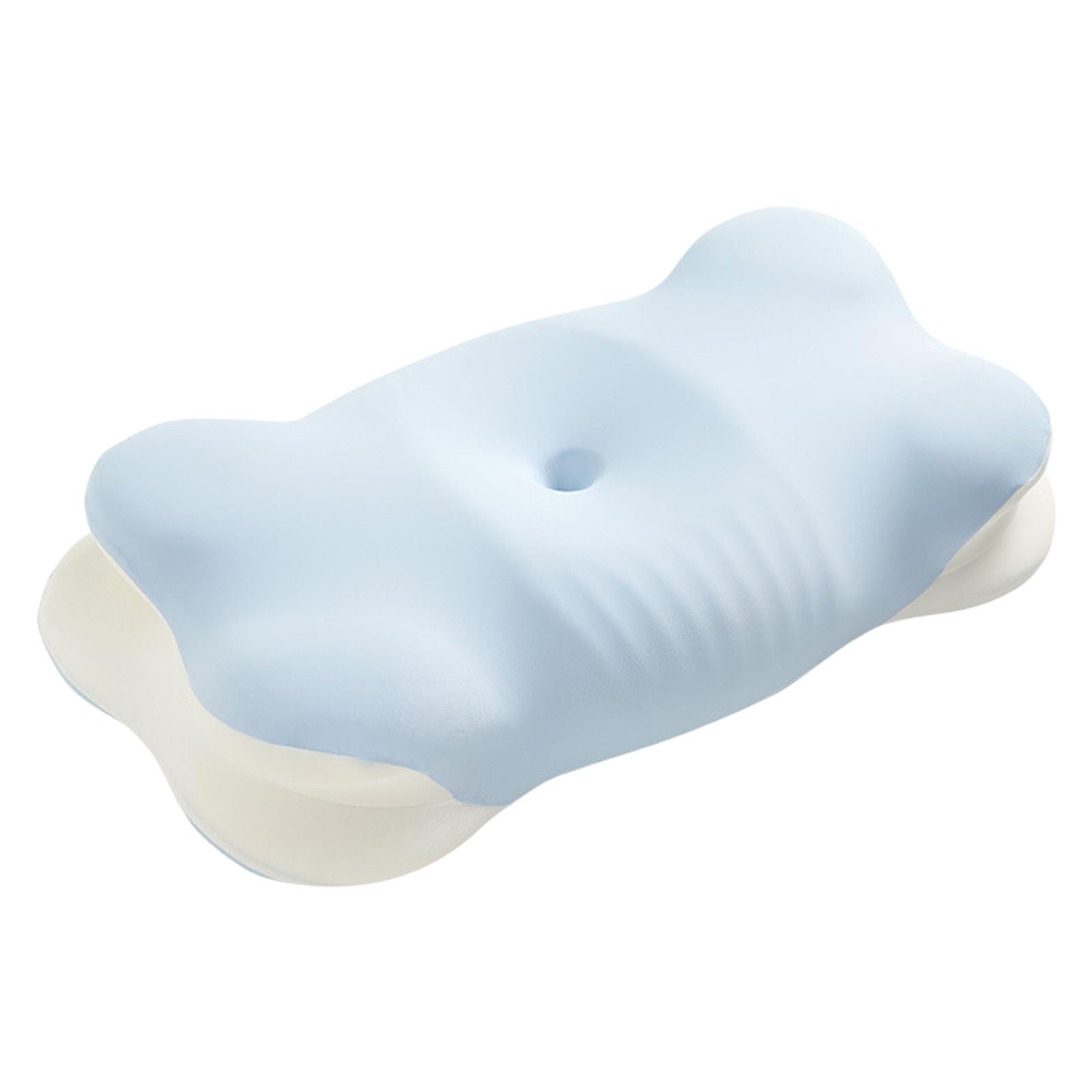 PANGBOER Ergonomic Cervical Pillow Comfortable Memory Foam Supportive Cloud Pillow with Breathable Zippers Cover for Better Sleep Cervical