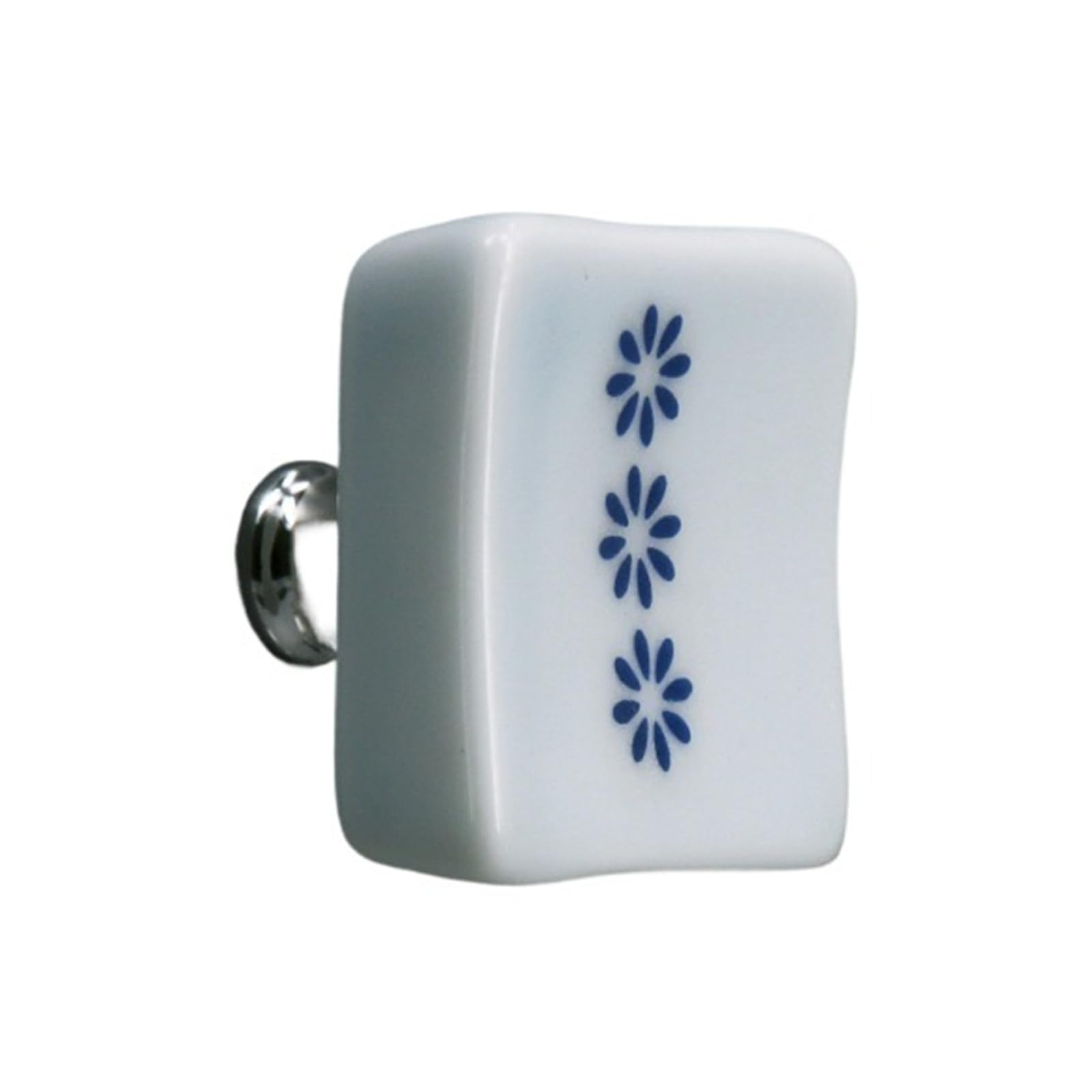 PADGCNOR Single Hole Handles Ceramic Drawer Knobs, Colorful Porcelain Cabinet for Home Decor, Dresser for Room, Cupboard(Color 2)