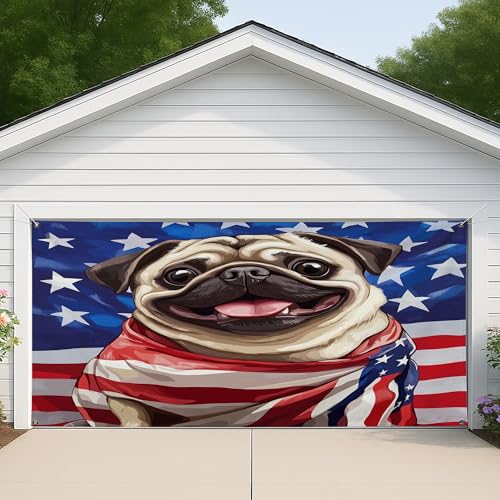 Couverture de porte de garage 4 juillet pour masquer et décorer l'extérieur - 6