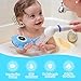 Mini LED Baby Bathtub Thermometer, Floating Whale Toy - Baby Bath Safety Alarm, Three-Color Temperature Display, Waterproof Temperature Detector, Floating Toy, Household Cleaning kit