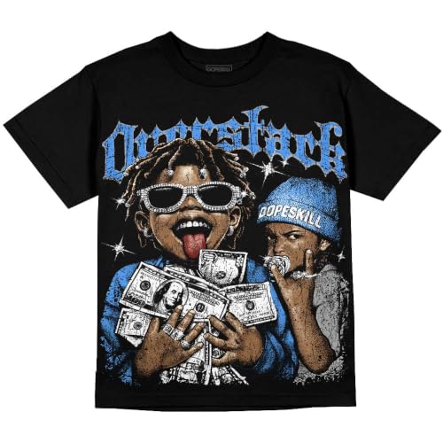 Image of DopeSkill Graphic Tee Streetwear Hip Hop Hypebeast Street Style Unisex T-Shirt Sneaker Colour Matching Shirts Swag Y2K Style