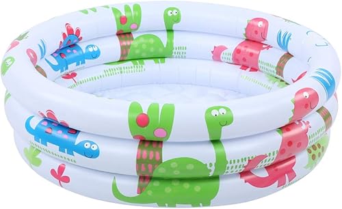 Asixxsix Piscina inflable para bebés, redonda de 23.6 pulgadas, parte inferior acolchada suave, inflado rápido, multiusos para niños, niños pequeños