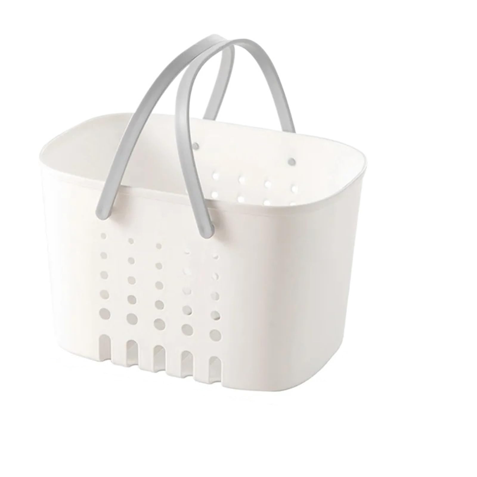 WSQHAO 2Pcs Portable Shower Basket Plastic Storage Caddy With Handle For Bathroom Organizer for Shower(Color1)