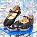 GINFIVE Toddler Girls Dress Shoes Little Girls Mary Janes Ballerina Flats Black Shoes Toddler 9