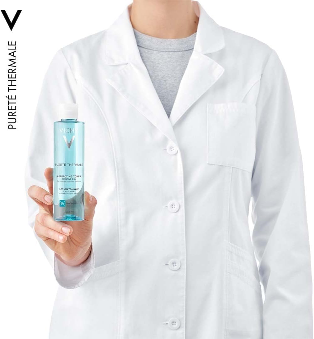 Vichy Cleansing & Toning Duo – Entfernt sanft Make-up & Unreinheiten – erfrischt und strafft die Haut – Pureté Thermale Gel + Toner je 200 ml
