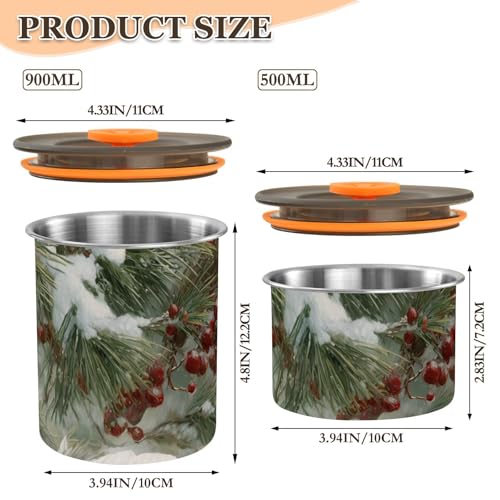 Contenedor de acero inoxidable para café 900ml miniatura 3