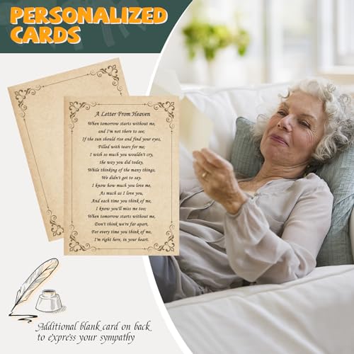Image of Sympathy Wind Chimes for Outside Deep Tone, Memorial Wind Chimes for Loss of Loved One Prime, Bereavement Condolence Remembrance Funeral Gifts for Grieving Friends Loss of Mother Father