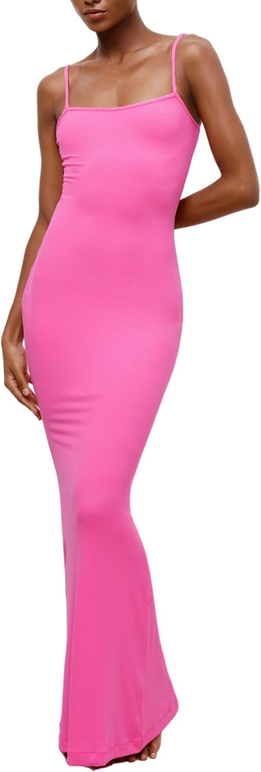Women’s Sexy Slip Maxi Dress Ribbed Bodycon Dresses for Women Casual Sleeveless Long Dress Women’s Sexy Slip Maxi Dress Ribbed Bodycon Dresses for Women Casual Sleeveless Long Dress
