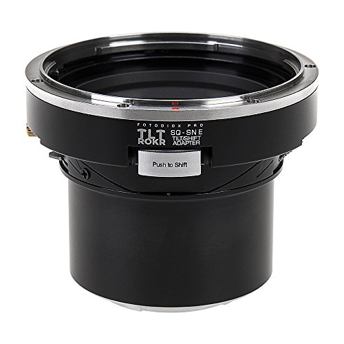 Adaptador Bronica SQ a Sony E Fotodiox Pro TLT ROKR para eliminar líneas convergentes en edificios
