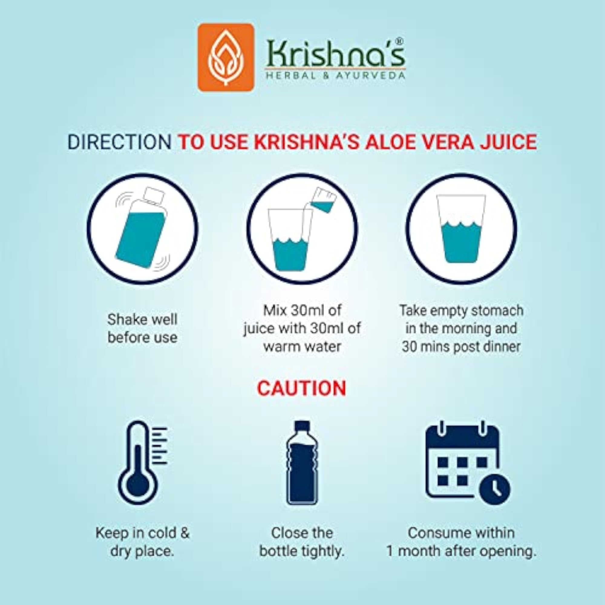 Aloe Vera High Fiber Juice, 1L