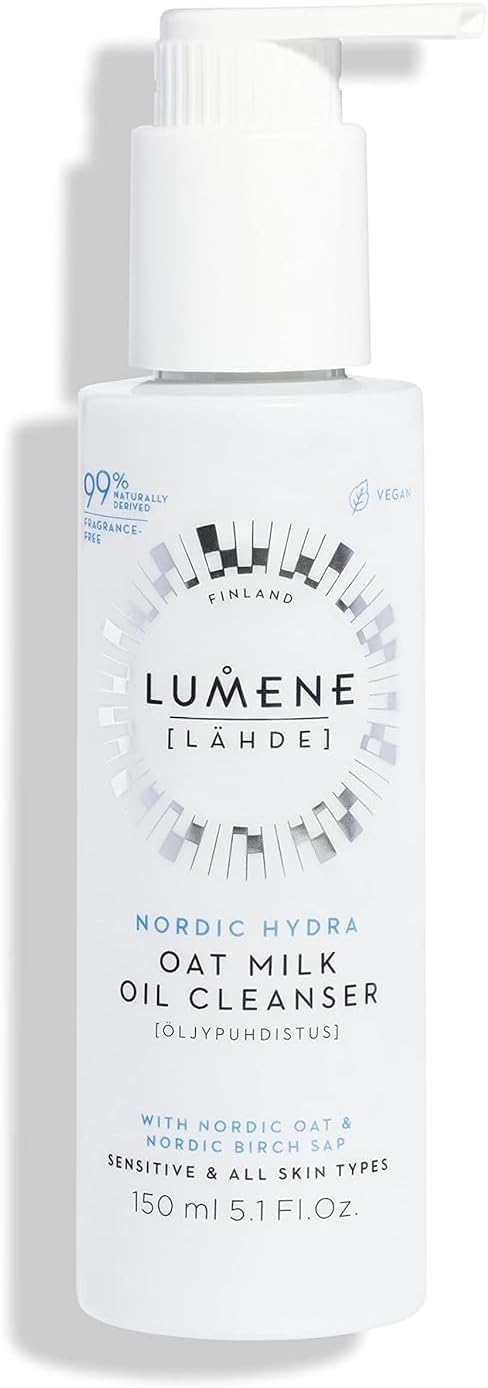 [LÄHDE] Oat Milk Oil Cleanser | Gently Removes Makeup & Impurities | Nourishing Dual-Phase Formula with Oat Milk & Nordic Oils | Soothes & Softens Skin | Vegan | 150 ml