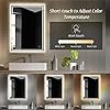 Amazon.com: ZELIEVE 32"x 24" LED Bathroom Mirror,Led Mirror for Bathroom,Bathroom Mirror with ...
