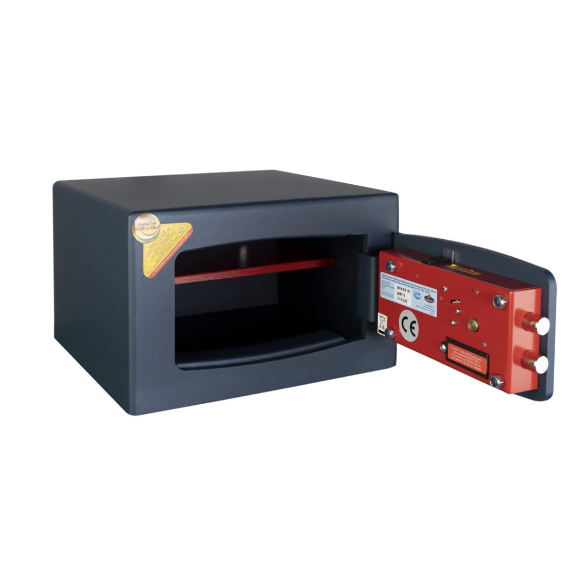 Technomax, Cassaforte a mobile, Gold Moby Trony, modello GMT/3, Apertura a combinazione elettronica digitale, Dimensioni mm. 220 (H) x 350 (L) x 300 (P)