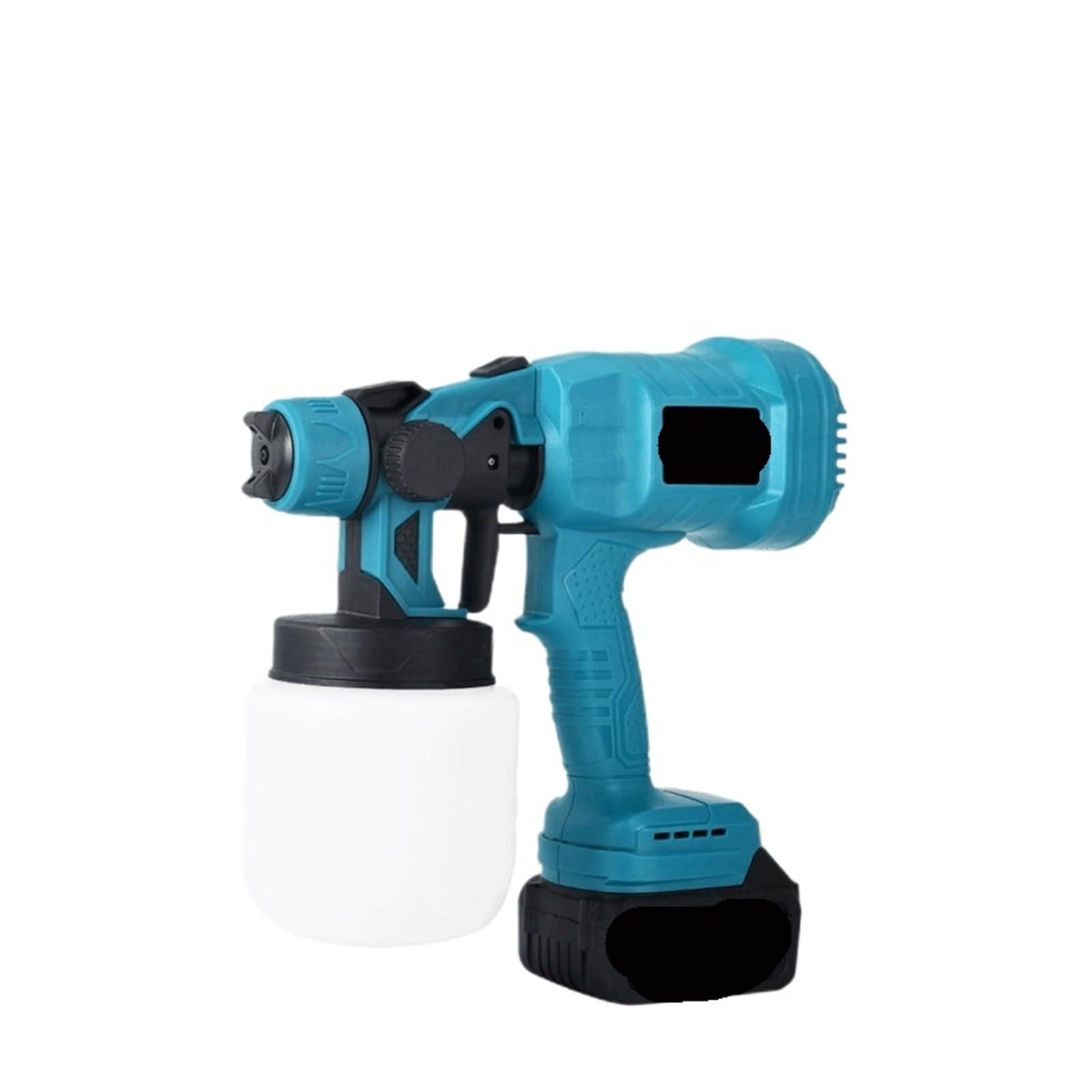Pistola Rociadora, Pistola pulverizadora de pintura eléctrica litio inalámbrica, herramienta pulverización HVLP for látex y aceite