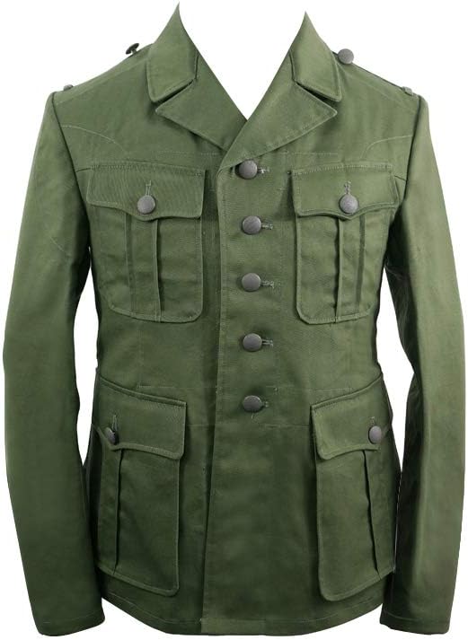 militaryharbor WW2 WWII German DAK/Tropical Afrikakorps olivebrown Field Tunic 1st pattern/M40