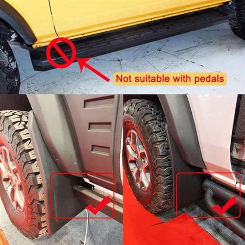 Guardabarros para Ford Bronco U725 2021-2023 de repuesto 7