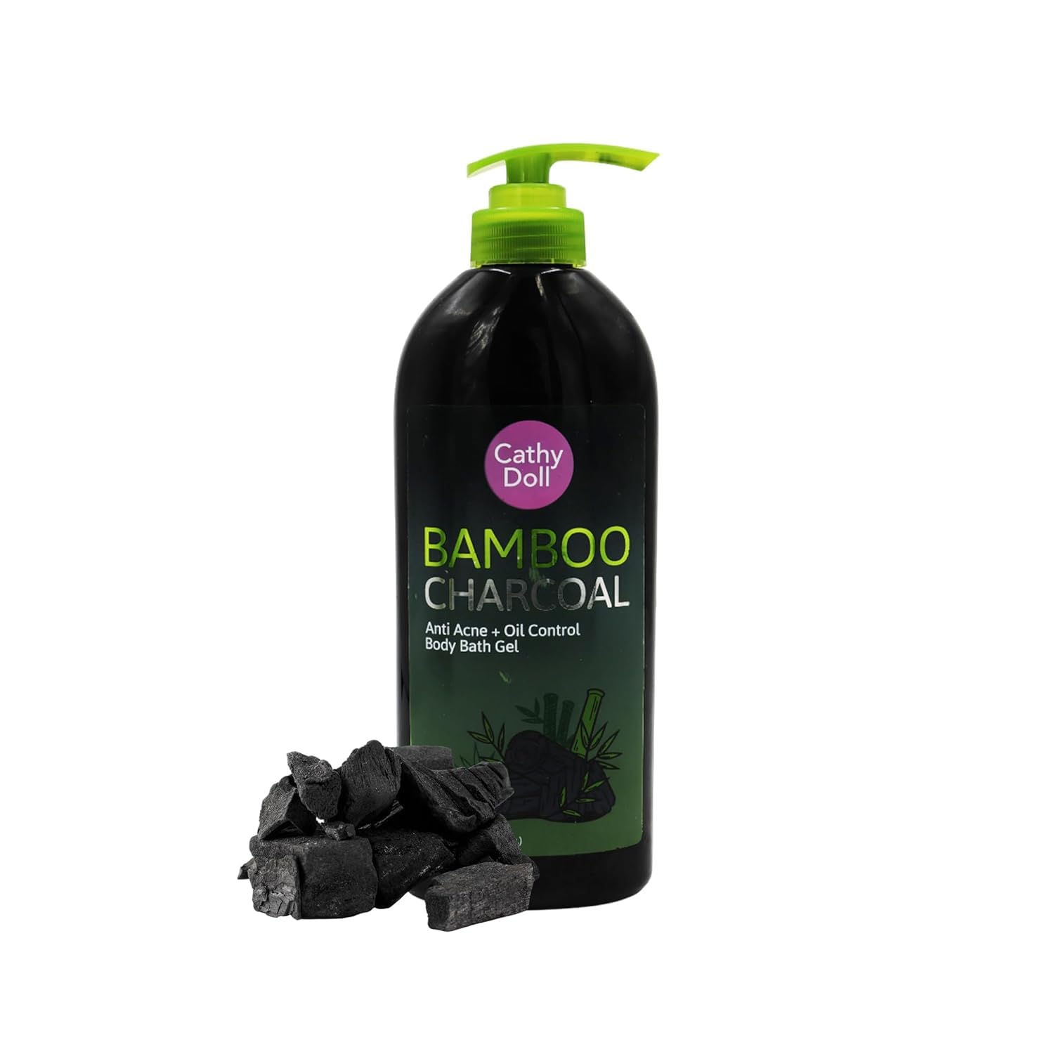 Bamboo Charcoal Oil Control Body Bath Gel | CATHYDOLL – Anti-Acne Shower Gel with Tea Tree Oil & Salicylic | Detoxifying, Oil-Balancing Formula for Face & Body | Alcohol-Free, Hydrating with Aloe Vera-image-26