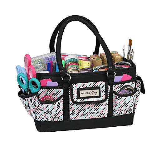 Everything Mary Craft Bag Organizer Tote, Pill - Storage Art Caddy for Sewing
