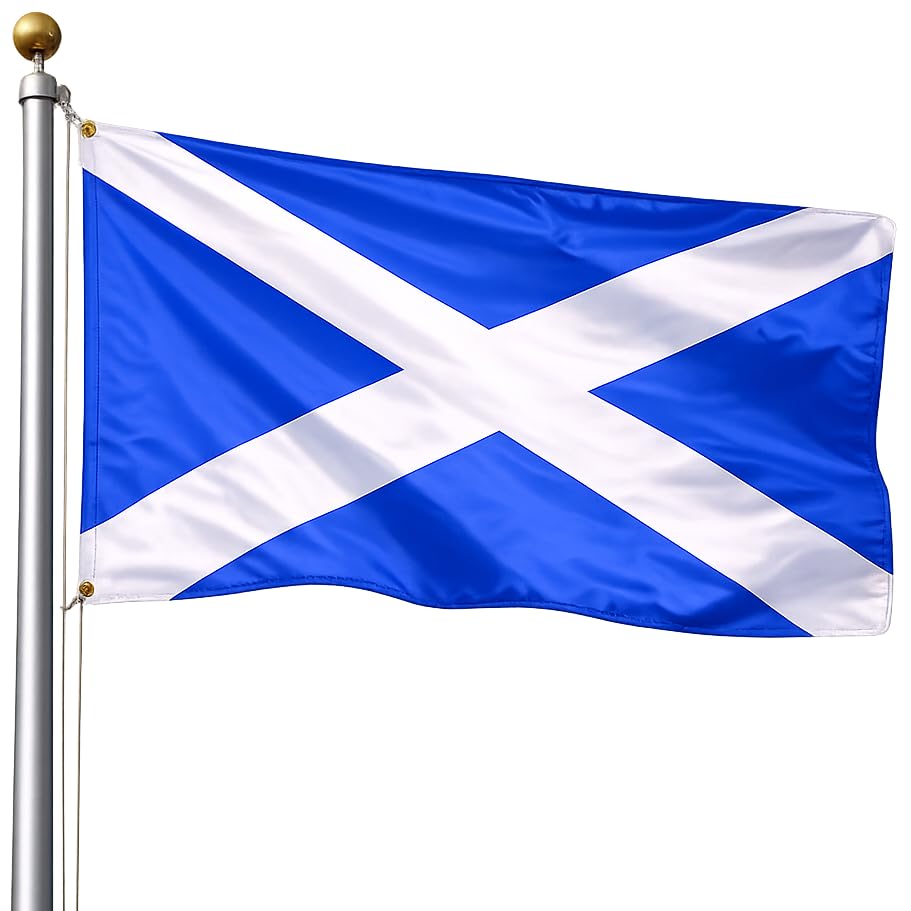 Large 5x3 Scotland Flag Scottish 5ft x 3ft St Andrews Cross Flags Burns Night Football Street Party Decoration Body Banner