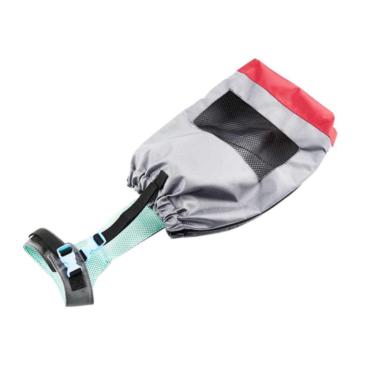 INOOMP Disabled Pets Bag Injured Dogs Clothes Breathable Oxford Fabric -Abrasion Dog Apparel Easy Zipper Size l