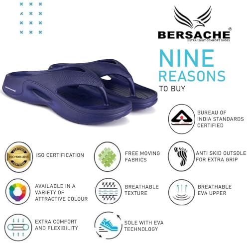 Image of BERSACHE Extra Soft Classic Casual with Regular wear with Soft Technology Wedage for Men's