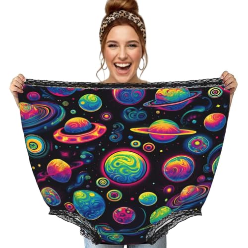Culotte grand-mère imprimé planète Augenstern, slip XXL rigolo