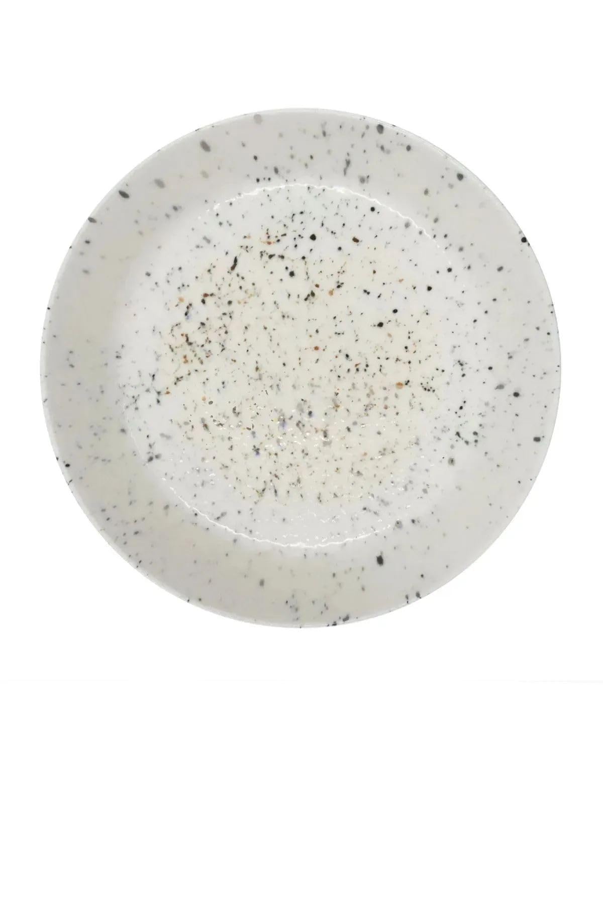 Elegante juego de cena de 18 piezas, 100% porcelana, color blanco. Incluye 6 platos de servicio (26 cm), 6 cuencos (14 cm), 6 platos (20 cm), apto para lavavajillas y microondas
