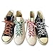 Goodlace Double Layer Fashion Checkered Shoelaces Plaid Flat Shoe Laces for Sneakers Sport Shoes Boots 47