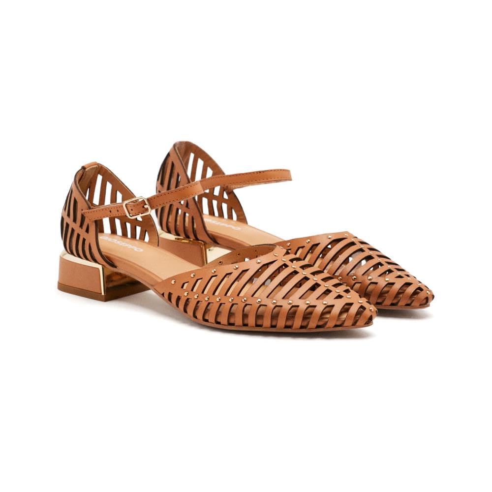 GIOSEPPO Fletcher, Women's Sandal, Camel, 37 EU, Camel, 5 UK