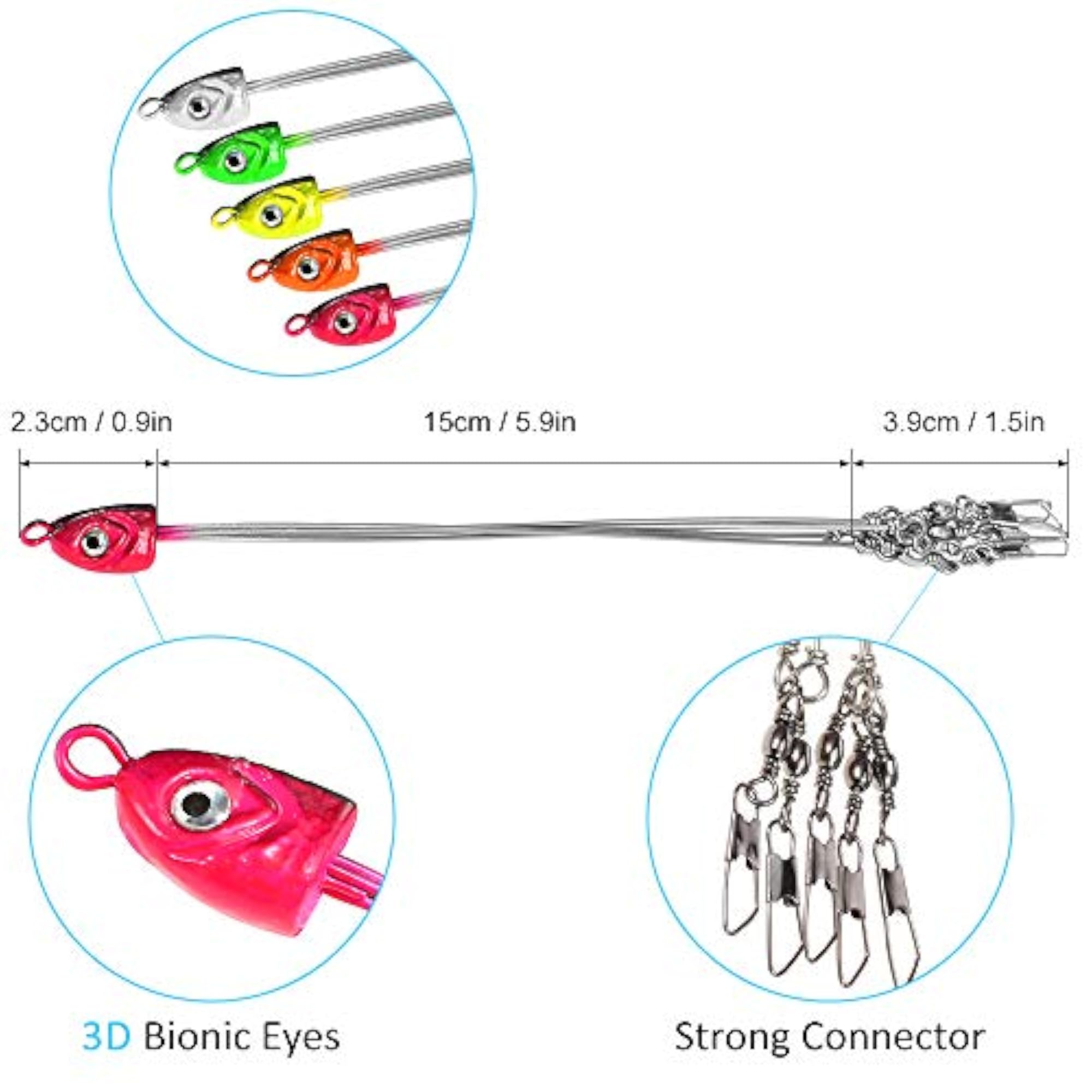 Assorted Soft Lures Baits Fishing Lures Set