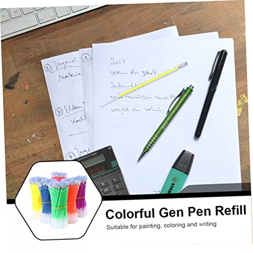 HOMSFOU 50pcs Gel Pen Refill Replacements Smooth Refills Neon Gel Pen Highlighter Fluorescent Ink - Thumbnail 3