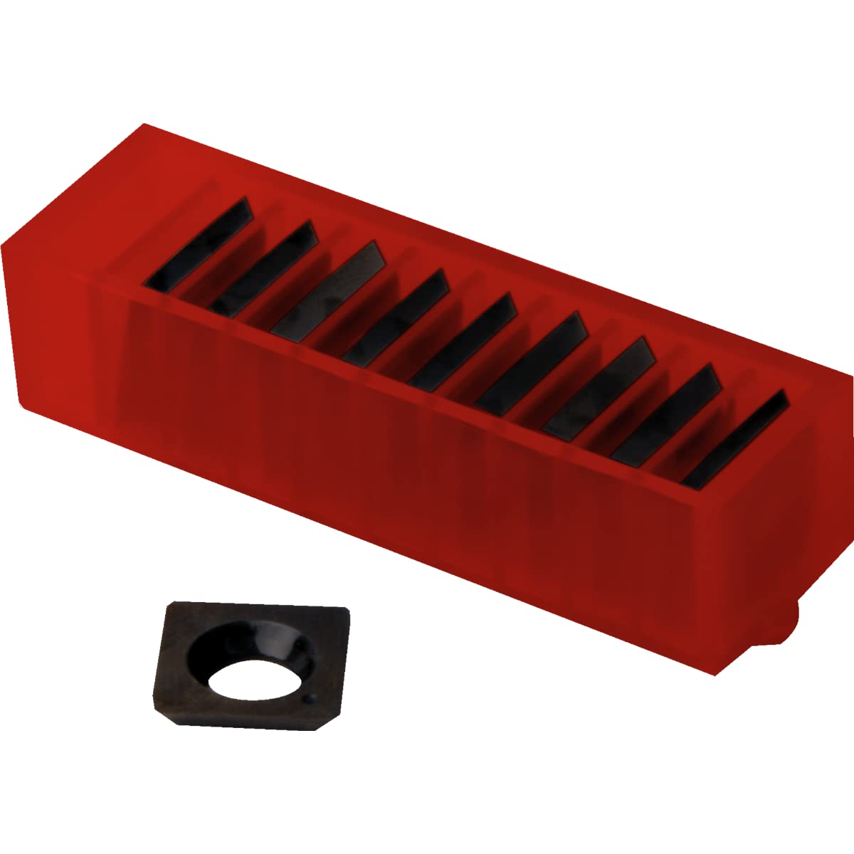 JET Four-Sided Carbide Helical Head Blades (10 Pieces)