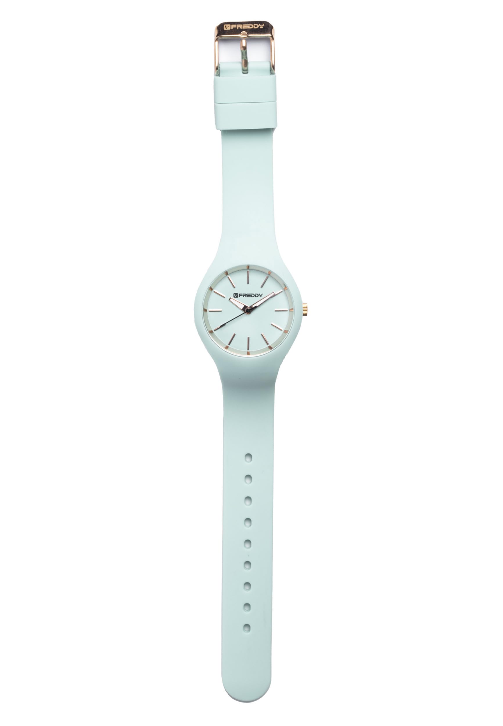 FREDDY Orologio da Polso Donna Rhythm, Rhythm Orologio da Donna in Silicone, Quadrante Tondo 34 mm