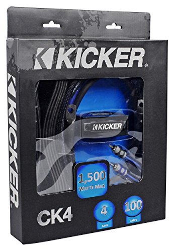 Kicker CK4 4AWG Complete Amplifier Kit