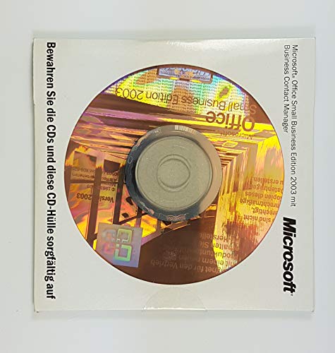 Microsoft Office Small Business Edition 2003 + SP2 (DE) 1 pack - Suites de programas (DEU, Caja, CD, Intel Pentium 233MHz, PC, Microsoft Windows 2000 (SP3), Windows XP)