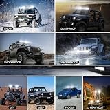 2 x reflektor cofania 56 W, 15 cm, światło do jazdy dziennej, offroading, do jazdy, do ciągników do pojazdów 4x4 Mitsubishi L200, motocykl, autobus