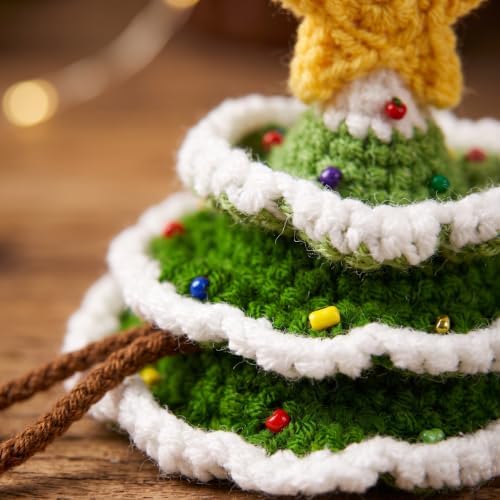 Winter Pet Christmas Bib Tree Hat, S (20-26cm) - 2